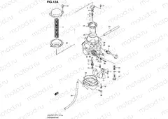 12A - CARBURETOR (GS125SUY/GS125SUK1 P91)