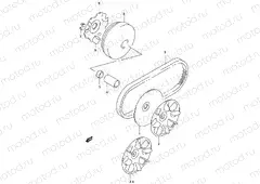 12D - TRANSMISSION (1) (MODEL AY50 K2, SEE NOTE)
