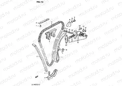 13 - CAM CHAIN (GS1100GKD)