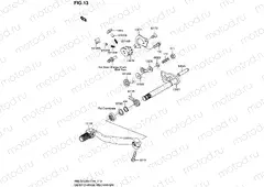 13 - GEAR CHANGE MECHANISM