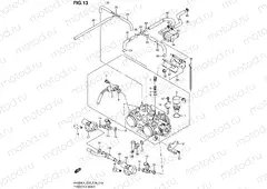 13 - THROTTLE BODY (AN650L4 E33)