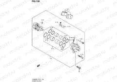 130 - FRONT CALIPER (GSX650FUAL2 E21)