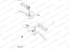 130 - HANDLE LEVER (GSF650UAL1 E21)