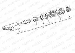 130 - REAR SHOCK ABSORBER » SWING ARM