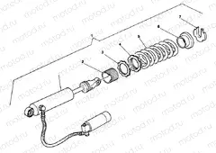 130 - REAR SHOCK ABSORBER » SWING ARM