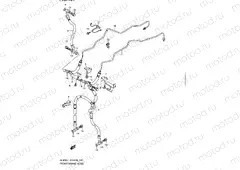 131 - FRONT BRAKE HOSE (DL650AL1 E03)
