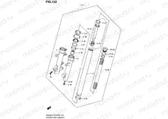 132 - FRONT FORK DAMPER (AN400ZAL1 E28)