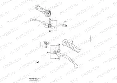 132 - HANDLE LEVER (GSF650SUL1 E21)