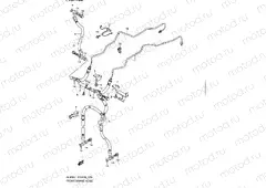 133 - FRONT BRAKE HOSE (DL650AL1 E33)