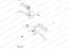133 - HANDLE LEVER (GSF650SAL1 E21)