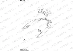 135 - PILLION RIDER HANDLE (AN400AL3 E19)