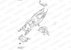 135 - REAR FENDER (GSF650L1 E21)