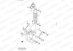 138 - REAR CUSHION LEVER (DL650L1 E33)