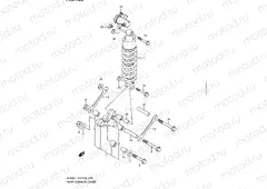 139 - REAR CUSHION LEVER (DL650AL1 E03)