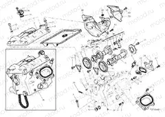 13A - VERTICAL CYLINDER HEAD - TIMING (1) » VALVE DRIVE