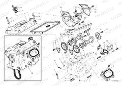 13A - VERTICAL CYLINDER HEAD - TIMING (2) » VALVE DRIVE