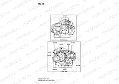 14 - CRANKCASE BOLT PATTERN