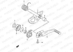 14 - KICK STARTER (MODEL K1/K2)