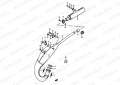14 - MUFFLER (MODEL H/J)