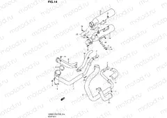14 - MUFFLER (MODEL V/W)