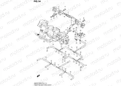 14 - THROTTLE BODY HOSE/JOINT