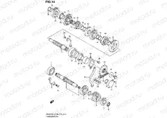 14 - TRANSMISSION (DR-Z125L4 E28)