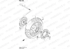 140 - FRONT WHEEL (AN400L1 E33)