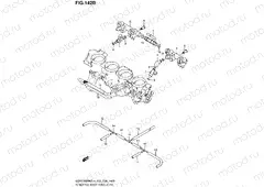142B - THROTTLE BODY HOSE/JOINT (GSX1300RAZL4 E28)