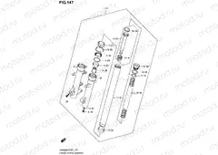 147 - FRONT FORK DAMPER (AN400L2 E19)