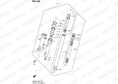 148 - FRONT FORK DAMPER (AN400AL2 E19)