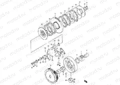 14A - CLUTCH (MODEL S/V/X/Y)