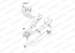 14A - MUFFLER (MODEL K/L/M/N/P/R)