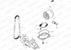 14A - OIL PUMP (MODEL K5)