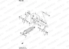150 - REAR CUSHION LEVER (VZR1800L4 E02)