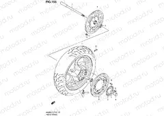 155 - FRONT WHEEL (AN400ZAL3 E02)