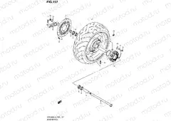 157 - REAR WHEEL (VZR1800L4 E19)