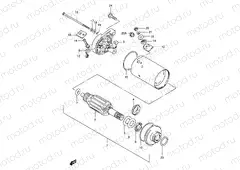 16 - STARTING MOTOR (MODEL Z/D/K)