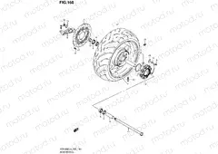 160 - REAR WHEEL (VZR1800ZL4 E19)