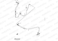 161 - REAR BRAKE HOSE (AN650L1 E33)