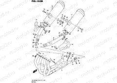 163B - MUFFLER (GSX1300RAL5 E28)