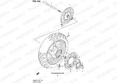 164 - FRONT WHEEL (AN400ZAL2 E02)