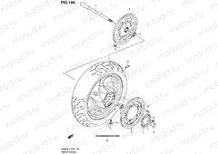 166 - FRONT WHEEL (AN400ZAL2 E51)