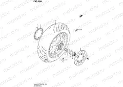168 - REAR WHEEL (AN400ZAL1 E33)