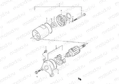 16A - STARTING MOTOR (MODEL Y)