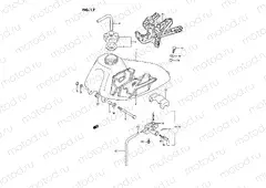 17 - FUEL TANK (MODEL N/P)