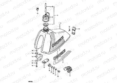 17 - FUEL TANK (RM100N, RM100T)