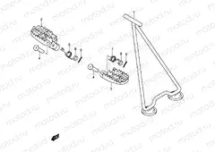 17 - STAND - FOOTREST (MODEL K1/K2)