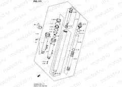 171 - FRONT FORK DAMPER (GSF650UAL2 E21)