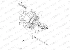 178 - REAR WHEEL (AN650L1 E19)
