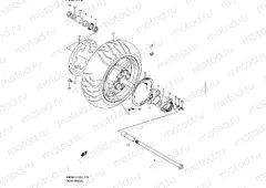 179 - REAR WHEEL (AN650AL1 E02)